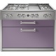 Plita profesionala cu spatii depozitare Steel Genesi G12C 120x65 cm, 6 arzatoare, 2 sertare, aprindere electronica, inox