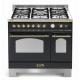 Aragaz Lofra RBI66MFT/CI, 60x60 cm, gaz, 4 arzatoare, grill, aprindere electronica, timer, crem