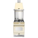 Aragaz Lofra RBI66MFT/CI, 60x60 cm, gaz, 4 arzatoare, grill, aprindere electronica, timer, crem