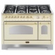 Aragaz Lofra Dolcevita RBID126MFT+E/2AEO, 120x60cm, gaz, 7 arzatoare, grill, rotisor, timer, cuptor dublu, crem Aragaz Lofra Dolcevita RBID126MFT+E/2AEO, 120x60cm, gaz, 7 arzatoare, grill, rotisor, timer, cuptor dublu, crem