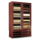 Vitrina de vinuri Tecfrigo Enoprestige 600 2TV, capacitate 600 l, 2 zone temperatura +5+16 / +16+18°C, lemn nuc
