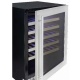 Vitrina vinuri Tecfrigo Sommelier 40 Plus, capacitate 111 l, 2 zone temperatura +12+20 /+5/+12 , negru