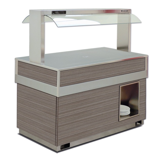 Vitrina frigorifica rece FUTURA BRINA 6, temperatura -1/0C, lemn pin