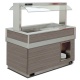 Vitrina frigorifica rece FUTURA GOURMET 4, temperatura -1/0C, lemn pin