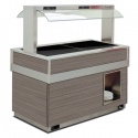 Vitrina frigorifica calda FUTURA 4 HOT, temperatura + 30 / + 90C, lemn pin