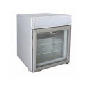 Mini vitrina frigorifica Tecfrigo PUNTOGEL 50 Spot, cu caseta luminoasa, capacitate 50 L, temperatura -18º C, alb