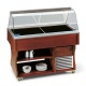 Vitrina frigorifica calda expunere produse Tecfrigo ISOLA MSERVICE 4 HOT, rafturi depozitare, temperatura +30/+90°C, maro Vitrina frigorifica calda expunere produse Tecfrigo ISOLA MSERVICE 4 HOT, rafturi depozitare, temperatura +30/+90°C, maro