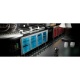 Vitrina frigorifica orizontală Tecfrigo BBX 5V TOP Glass, cu blat de lucru, capacitate 940 l, temperatura +4/+8, argintiu
