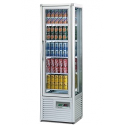 Vitrina frigorifica bauturi Tecfrigo SNELLE DRINK 280 G, capacitate 280L, temperatura +5/+10°C, argintiu