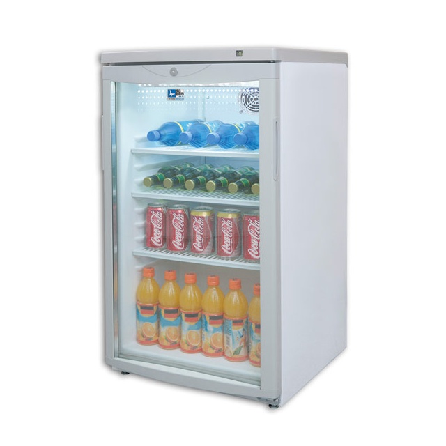 Vitrina frigorifica bauturi Tecfrigo C 84 G, capacitate 85 L, temperatura +4/+12º C, alb