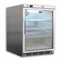 Mini vitrina bauturi Tecfrigo PL 201 PTSX, capacitate 129 L, temperatura -2/+8º C, inox