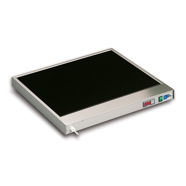 Plita ceramica fierbinte horeca Tecfrigo Gastronom GN 2/1 Base, mentine mancarurilor calde, temperatura +30/+90°C, 600W, inox