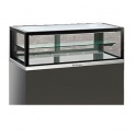 Vitrina frigorifica ciocolata Tecfrigo KARINA 97 QB SP, 380 l, temperatura +14/+16 ºC, argintiu/negru