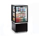 Vitrina frigorifica Tecfrigo KARINA 67 Q-SS-P, capacitate 255l, temperatura +6/+9 ºC, negru