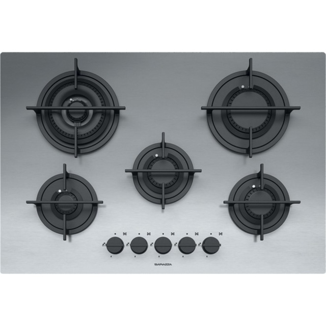 Aragaz Tecnogas P1X66M4VC, 60 cm, gaz, 4 arzatoare, grill, otel inoxidabil