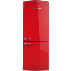 Combina Retro Bompani BOCB740/R, Clasa A+, 415 litri, Latime 70 cm, Rosu