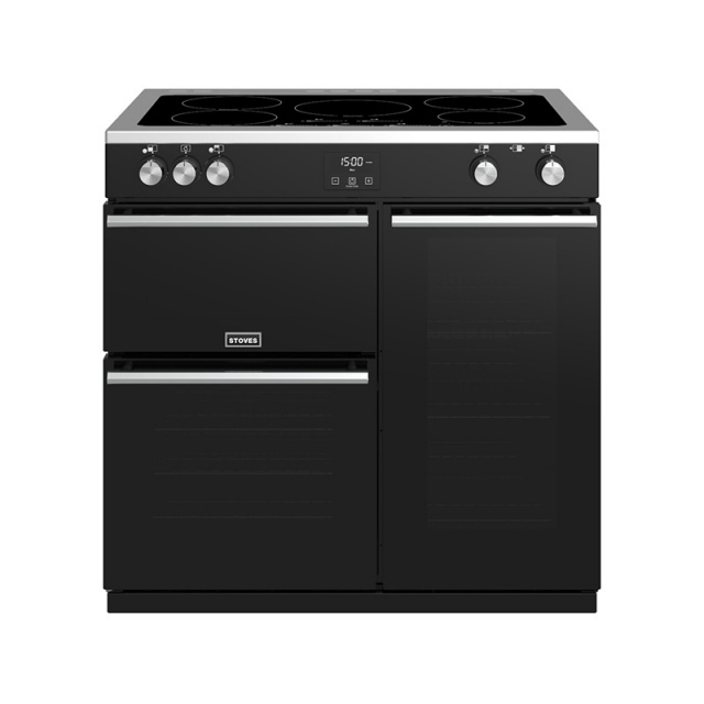 Aragaz electric Stoves Precision Deluxe S900EI cu 5 arzatoare cu inductie