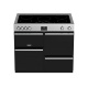 Aragaz electric Stoves Precision Deluxe S1000EI cu 5 arzatoare cu inductie ,multiple cuptoare