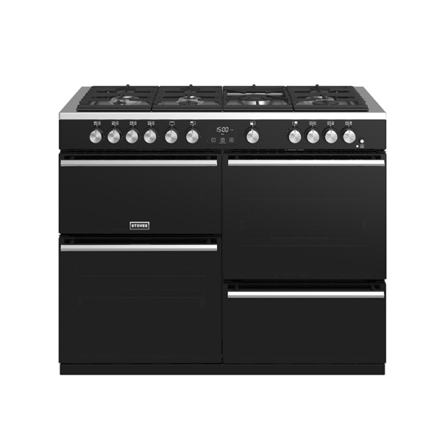 Aragaz pe gaz Stoves Precision Deluxe S1100G cu 7 arzatoare ,multiple cuptoare