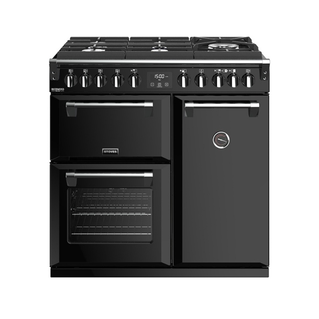 Aragaz pe gaz Stoves Richmond Deluxe S900DF GTG cu 5 arzatoare, multiple cuptoare