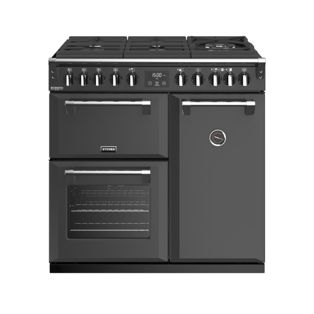 Aragaz pe gaz Stoves Richmond Deluxe S900DF GTG cu 5 arzatoare, multiple cuptoare