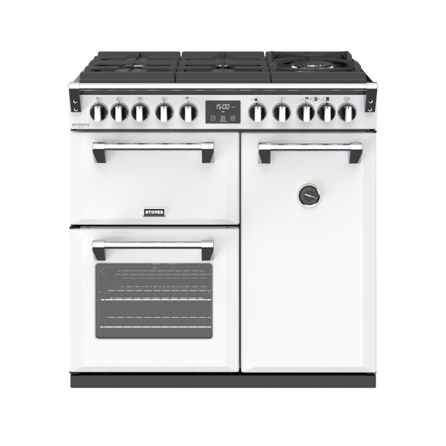 Aragaz pe gaz Stoves Richmond Deluxe S900DF GTG cu 5 arzatoare, multiple cuptoare