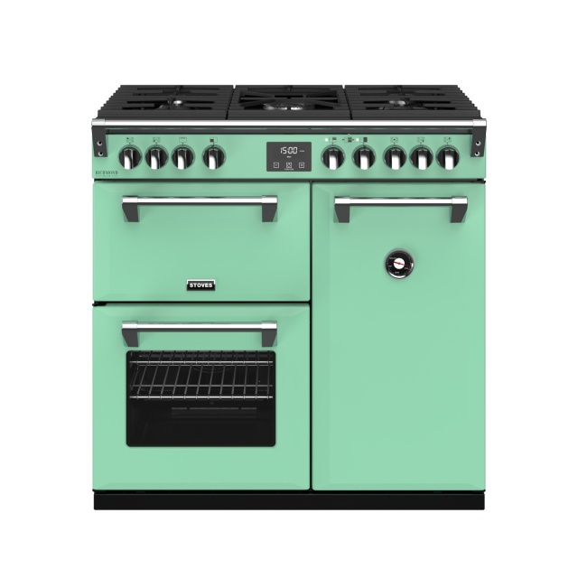 Aragaz pe gaz Stoves Richmond Deluxe S900G cu 5 arzatoare, multiple cuptoare
