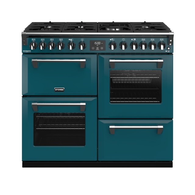 Aragaz pe gaz Stoves Richmond Deluxe S1000DF cu 7 arzatoare, multiple cuptoare