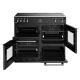 Aragaz electric Stoves Richmond Deluxe S1000EI cu 5 arzatoare pe inductie, multiple cuptoare