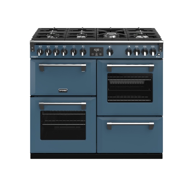 Aragaz pe gaz Stoves Richmond Deluxe S1000G cu 7 arzatoare si multiple cuptoare