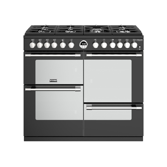 Aragaz pe gaz Stoves Sterling Deluxe S1000DF cu 7 arzatoare si multiple cuptoare