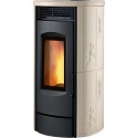 Sobă Caminetti Montegrappa LS9 Alpina Evope peleți cu aer cald ventilat sistem