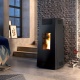 Sobă Caminetti Montegrappa TIMBRO EVO NPS10 EVO cu peleți cu aer cald, cu ventilație smart 10 kw