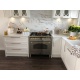 Aragaz Lofra Dolcevita RSG96MFT/CI, 90x60 cm, gaz, 5 arzatoare, grill, aprindere electronica, timer, inox
