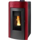 Sobă SMART Caminetti Montegrappa ATOLLO AQ21 pe peleți pentru încălzire de apă 21 kw