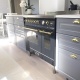 Aragaz Lofra RBI66MFT/CI, 60x60 cm, gaz, 4 arzatoare, grill, aprindere electronica, timer, crem