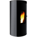 Sobă Caminetti Montegrappa CUMA EVO NX10 EVO2 cu peleți cu aer cald, ventilată cu 3 ventilatoare de 10 kw
