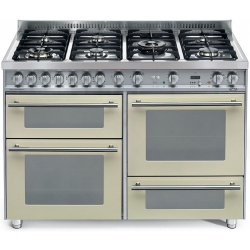 Aragaz Lofra RBI66MFT/CI, 60x60 cm, gaz, 4 arzatoare, grill, aprindere electronica, timer, crem