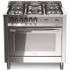 Aragaz Lofra Rainbow PLG96MFT/C, gaz, 90X60cm, 5 arzatoare, grill electric, timer, aprindere electronica, inox