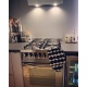 Aragaz Lofra Rainbow PL66GVT/C, gaz, 60X60cm, 4 arzatoare, grill electric, timer, cuptor gaz, aprindere electronica, inox