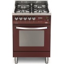 Aragaz Lofra Rainbow PR66GVT/C, gaz, 60x60cm, 4 arzatoare, grill electric, timer, cuptor gaz, aprindere electronica, rosu