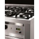 Aragaz Lofra Rainbow PBIG96GVT/C, gaz, 90X60cm, 5 arzatoare, grill electric, timer, cuptor gaz, aprindere electronica, crem