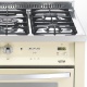 Aragaz Lofra Rainbow PBIG96GVT/C, gaz, 90X60cm, 5 arzatoare, grill electric, timer, cuptor gaz, aprindere electronica, crem