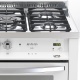Aragaz Lofra Rainbow PBPG96GVT/C, gaz, 90*60cm, 5 arzatoare, grill electric, timer, cuptor gaz, aprindere electronica, alb