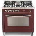 Aragaz Lofra RBI66MFT/CI, 60x60 cm, gaz, 4 arzatoare, grill, aprindere electronica, timer, crem