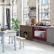 Aragaz Lofra RBI66MFT/CI, 60x60 cm, gaz, 4 arzatoare, grill, aprindere electronica, timer, crem