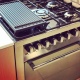Aragaz Lofra MaximaM76MF/C, 70x60 cm, gaz, 5 arzatoare, grill electric, timer, aprindere electronica, inox