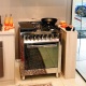 Aragaz Lofra MaximaM76MF/C, 70x60 cm, gaz, 5 arzatoare, grill electric, timer, aprindere electronica, inox