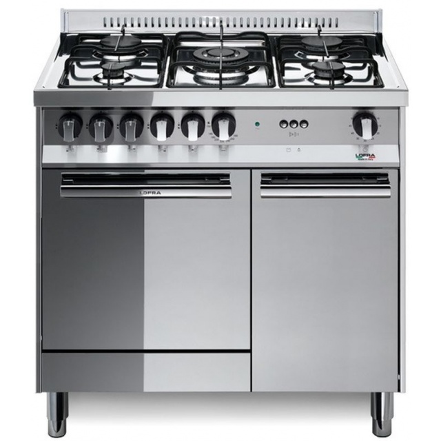Aragaz Lofra RBI66MFT/CI, 60x60 cm, gaz, 4 arzatoare, grill, aprindere electronica, timer, crem