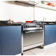Aragaz Lofra Maxima MG96MF/CIS, 90x60 cm, gaz, 6 arzatoare, grill electric, timer, aprindere electronica, inox